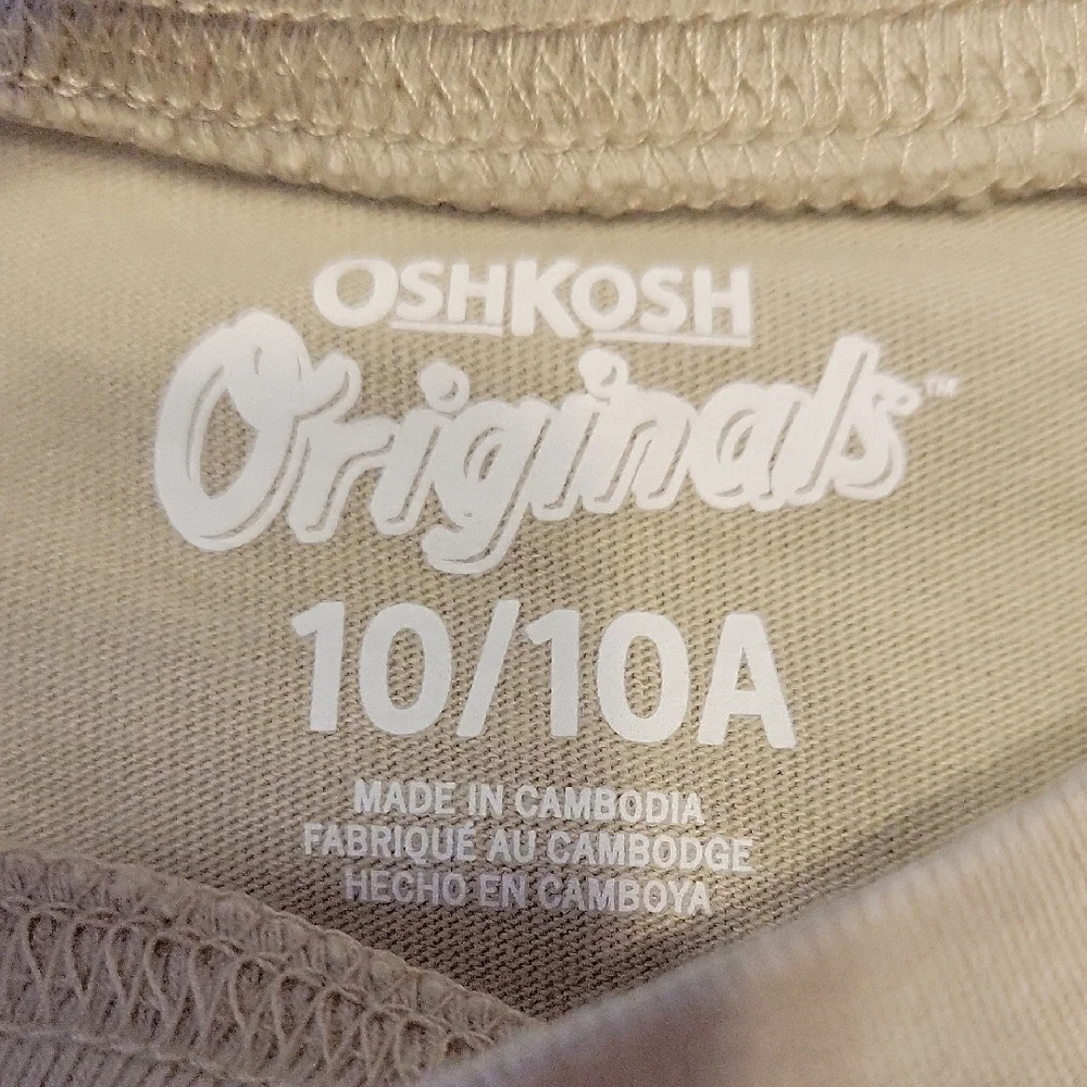 Oshkosh B'gosh Kids Cotton Monster Truck Graphic Long Sleeve Tee Size 10 NWT